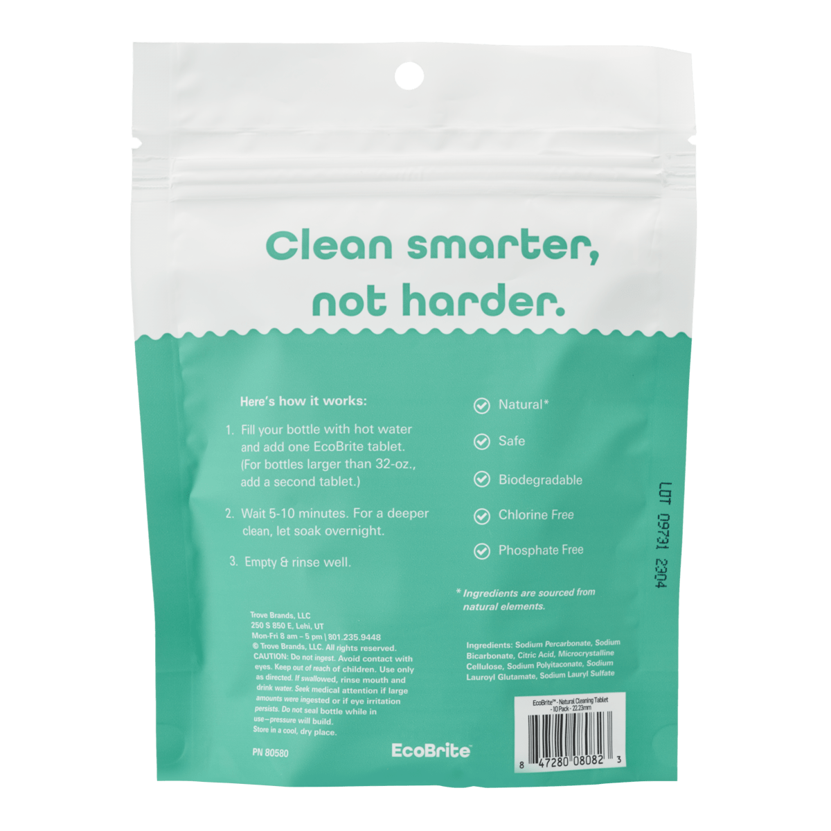 Bottle Cleaning Tablets - Your work bag's favorite.