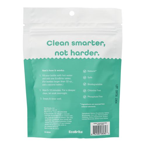 Bottle Cleaning Tablets - Your work bag's favorite.