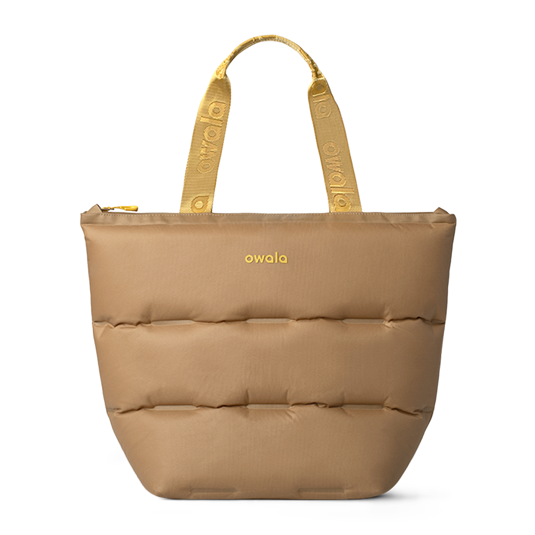 The Puffer Insulated Tote - Meet your two-way sip.