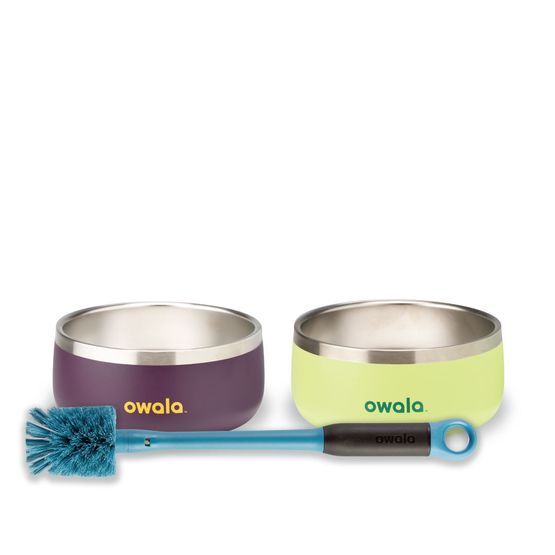 Pet Bowl Bundle - Choose color. Choose fun.