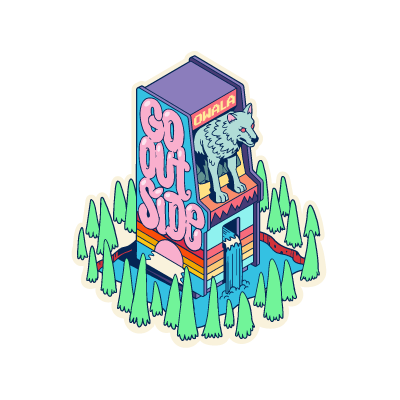 Stickers - Drink up the good moments.